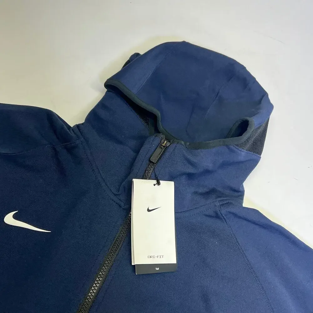 NIKE Dri-fit Showtime Full Zip Jacket Women's Sz L Navy Blue CQ0335-419 - Picture 3 of 9
